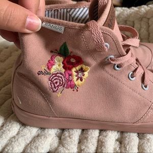 BANGS Shoes embroidered high tops